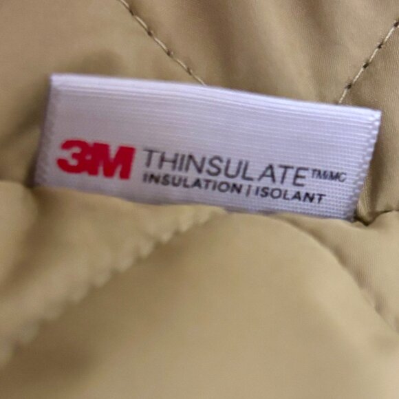 L.L.Bean Barn Coat Chore Jacket Small Olive Green Canvas Corduroy Women’s Small - Picture 6 of 9